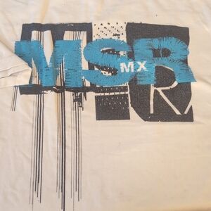Mens Vintage MSR MX White T-Shirt